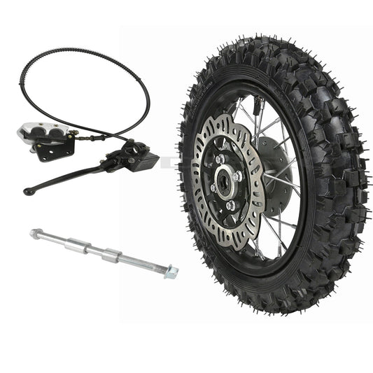 10-inch front wheel, 2.50-10 tire, rim, disc brake kit, off-road bike cooler, 70cc 110 CRF50