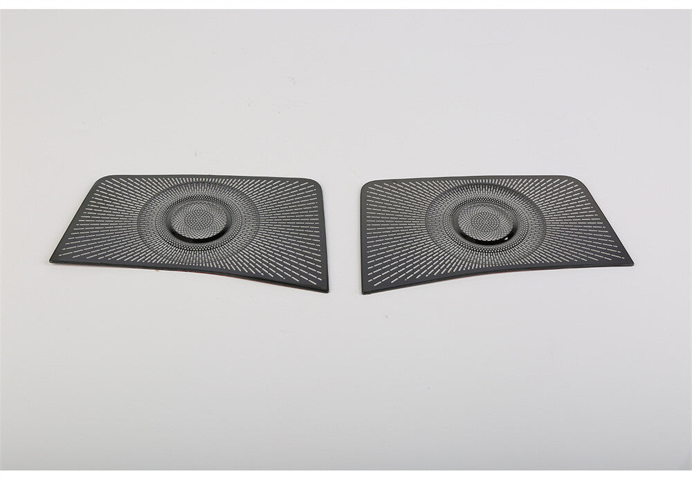 Steel Black Front Door A-pillar Speaker Horn Net Cover for Ford Bronco 2021-2023