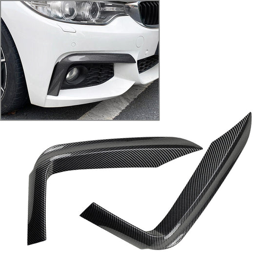 Front Bumper Lip Splitter Spoiler Fit for BMW 4 Series F32 F33 F36 M Sport 2014-20