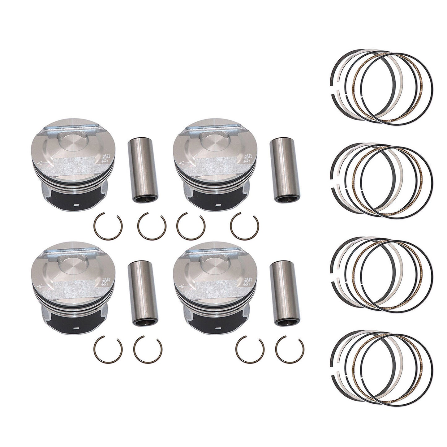 Pistons  Rings Kit for Buick GL8 for ES for Cadillac ATS XT5 for Chevrolet Engine 2.0T CN