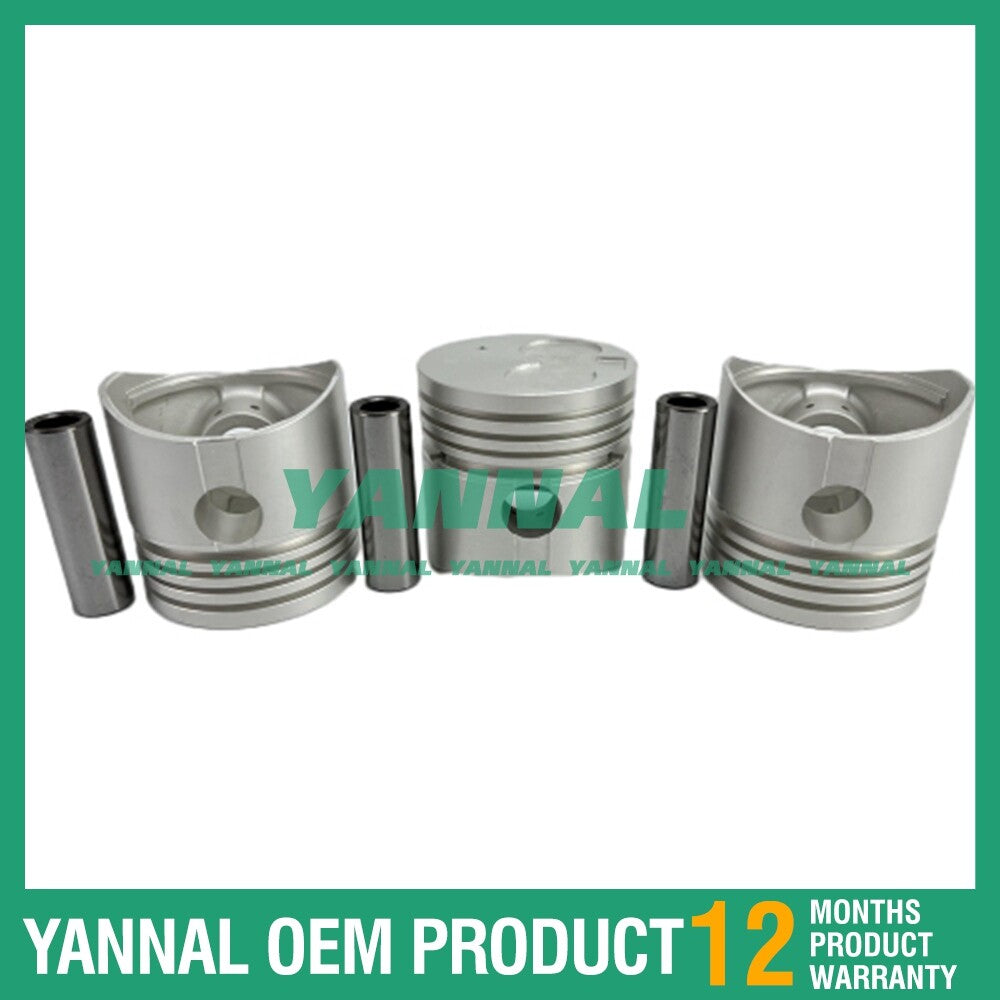 3-piece piston ring + 0.5 73.5 mm for Mitsubishi K3D tracked excavator engine