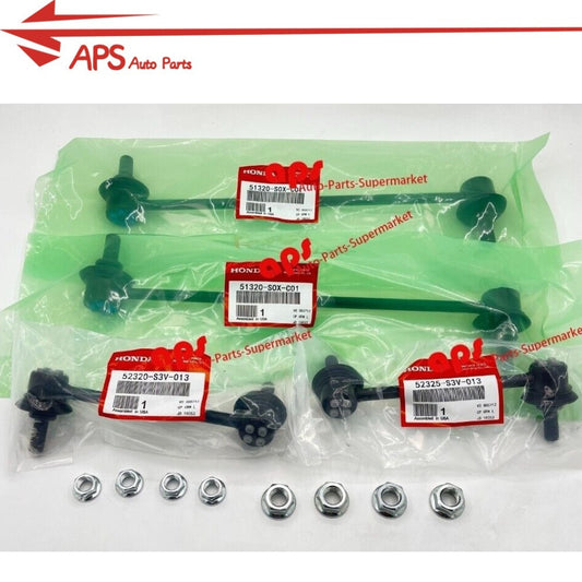 Equipment Manufacturer 4-Piece Front and Rear Rocker Stabilizer End Chain Kit for 07-15 Pilot MDX ZDX