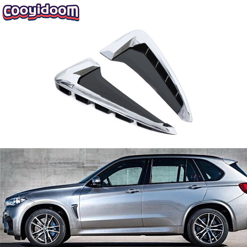 2-Piece Side Fender Intake Cover Trim for BMW X5 F15 2014 - 2017