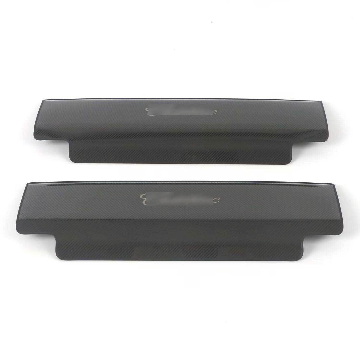 for Cadillac CT4 CT5 CT6 2016-2023 Steel Carbon Fiber Rear for Seat Anti-kick Panel