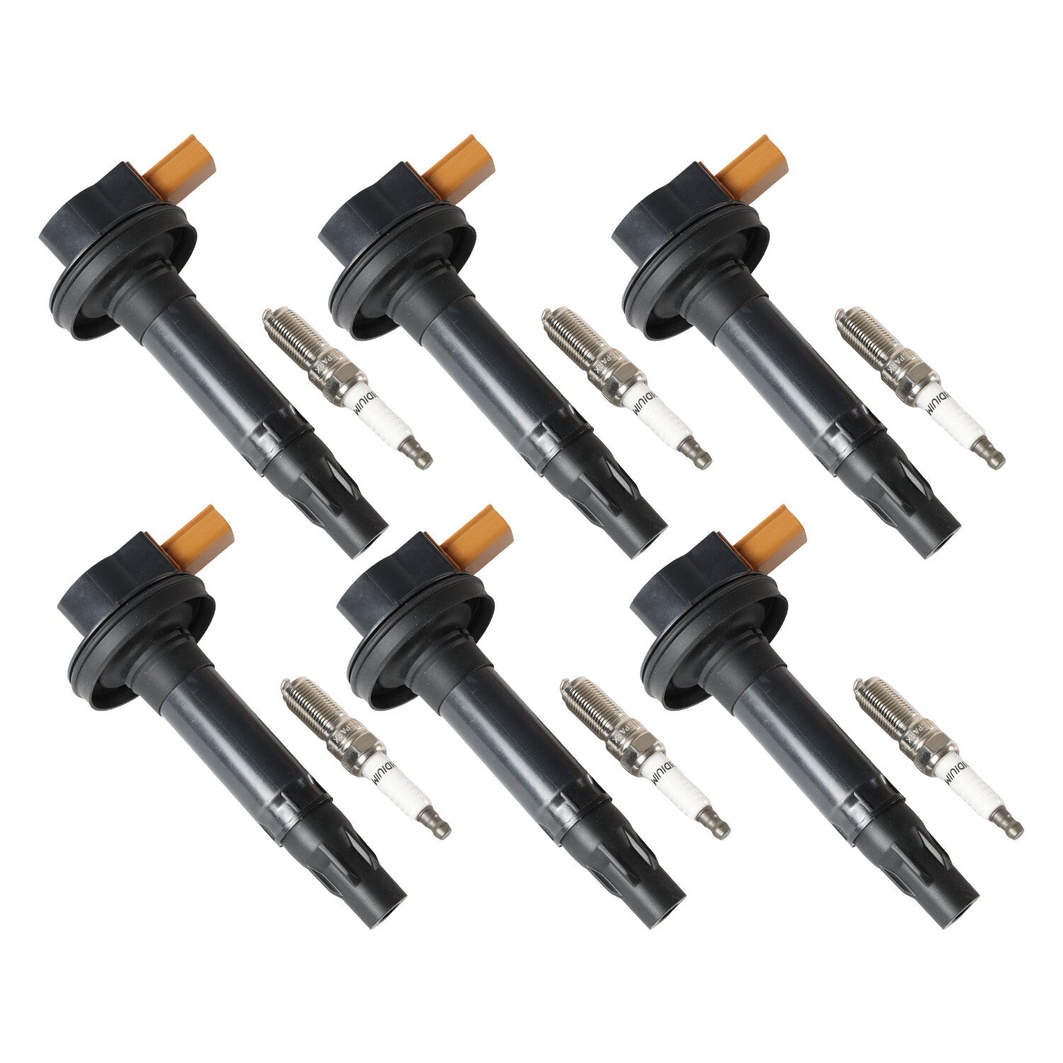 6 Ignition Coil  Spark Plug Pack for Ford Police F-150 Transit Ecoboost 3.5L V6