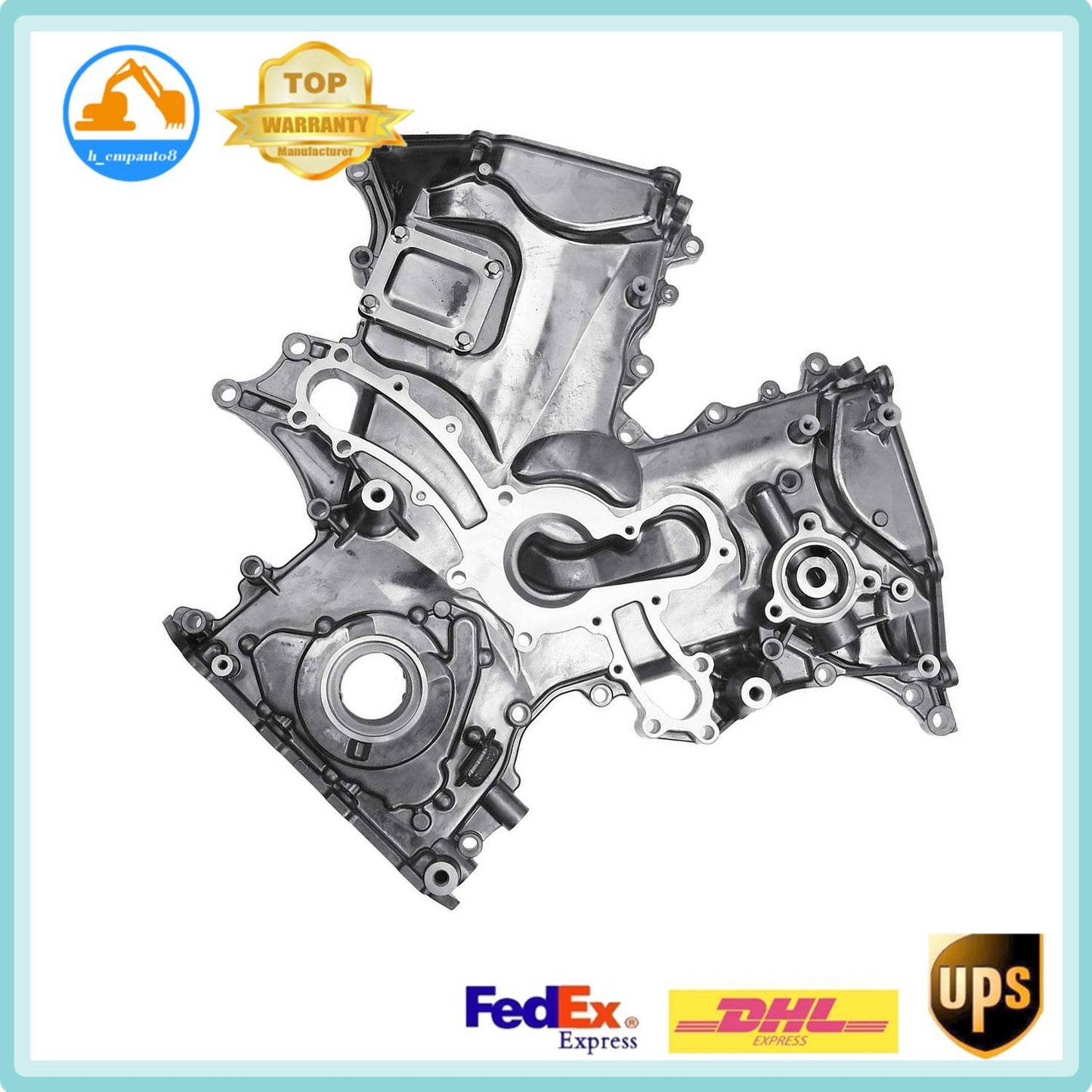 Engine Timing Cover for Toyota 4Runner Tacoma Tundra V6 4.0L 1GR-FE w/Oil Pump