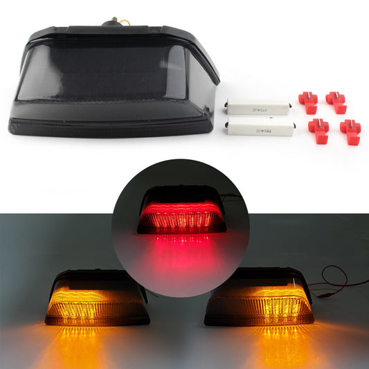 Smoke LED Tail Light Brake Turn Signals Fit for Kawasaki ZRX1100 ZRX1200 1999-2004