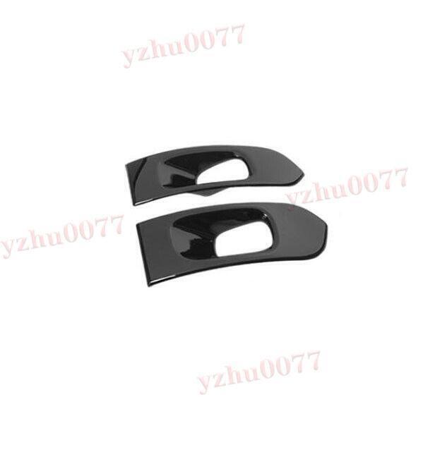 for Toyota 21-2024 for Sienna Gloss Black Front Bumper Fog Lights Frame Cover Trims
