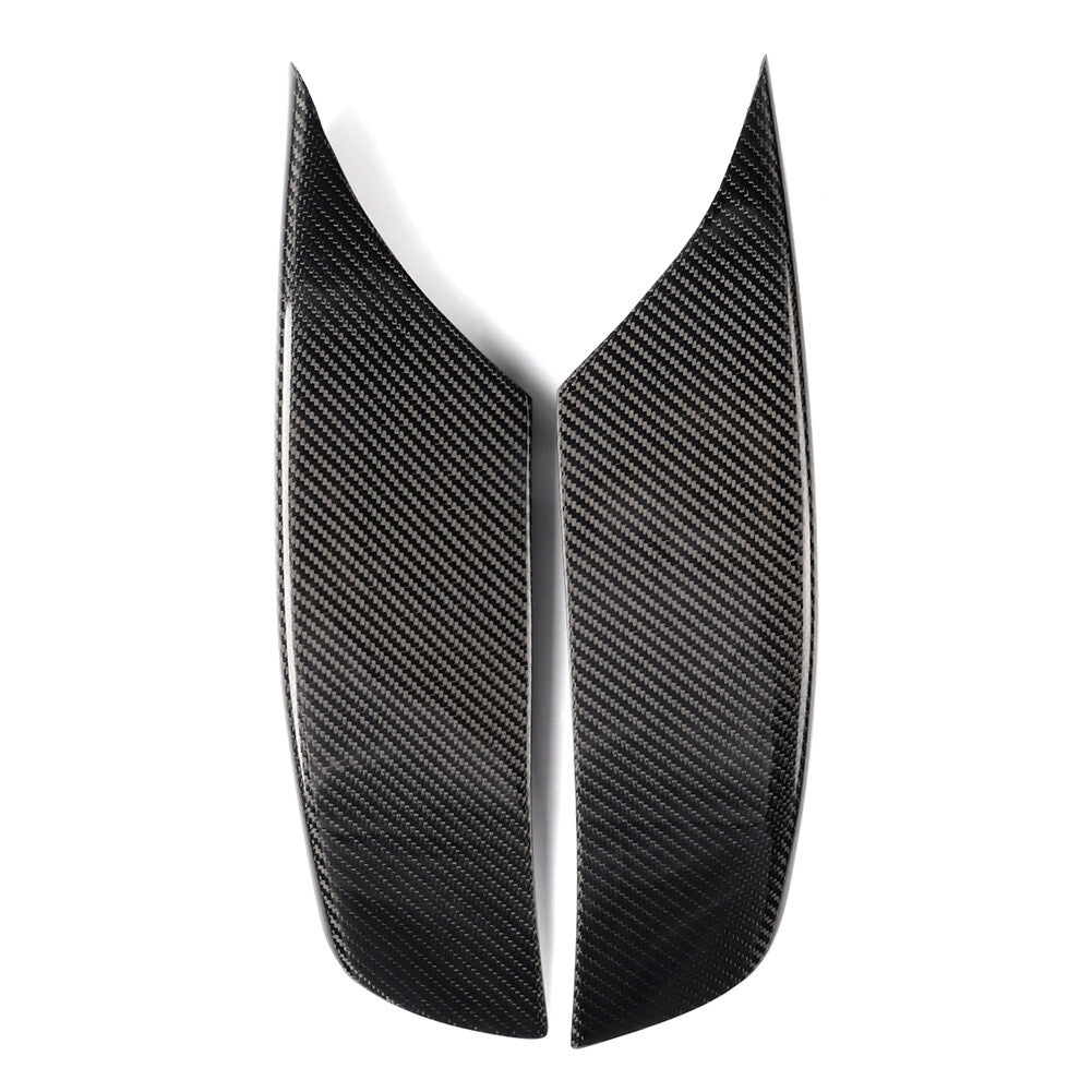 Front Fog Light Lamp Pack Corner Splitter Cover Carbon for BMW M6 F06 2012-2021