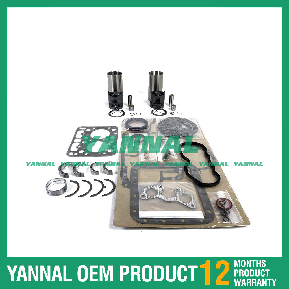 Z750 Overhaul and Rebuild Kit with Full Washer Bearing Kit for Kubota Tractor Engines