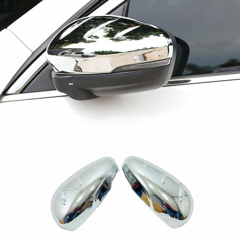 Chrome Outer Side Door Mirror Cover Trims ABS for Ford Escape Kuga 2020-2022