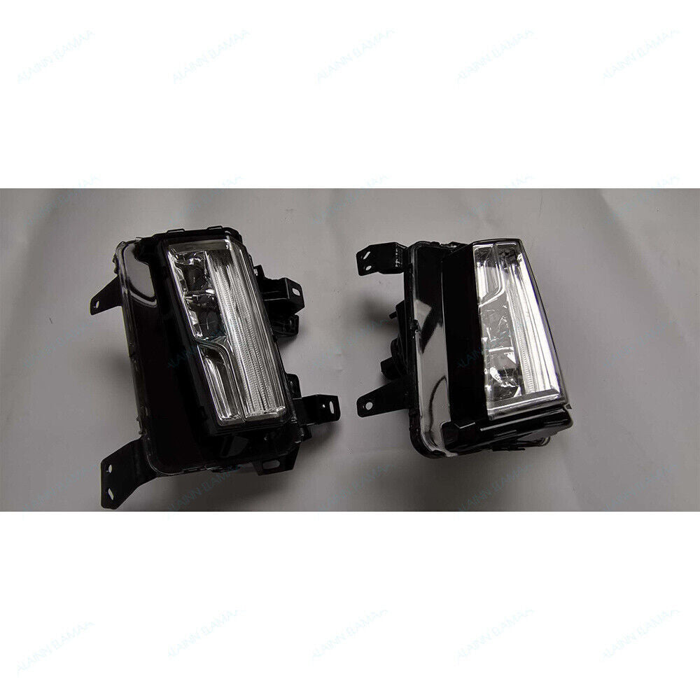 1Pair LED DRL Front Fog Lamp Driving Light Assembly for Cadillac XT5 2017-2020