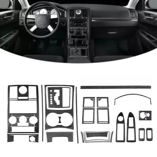 Carbon Fiber Full Interior Cover Trim Kit for Chrysler 300 300C 2008-2010