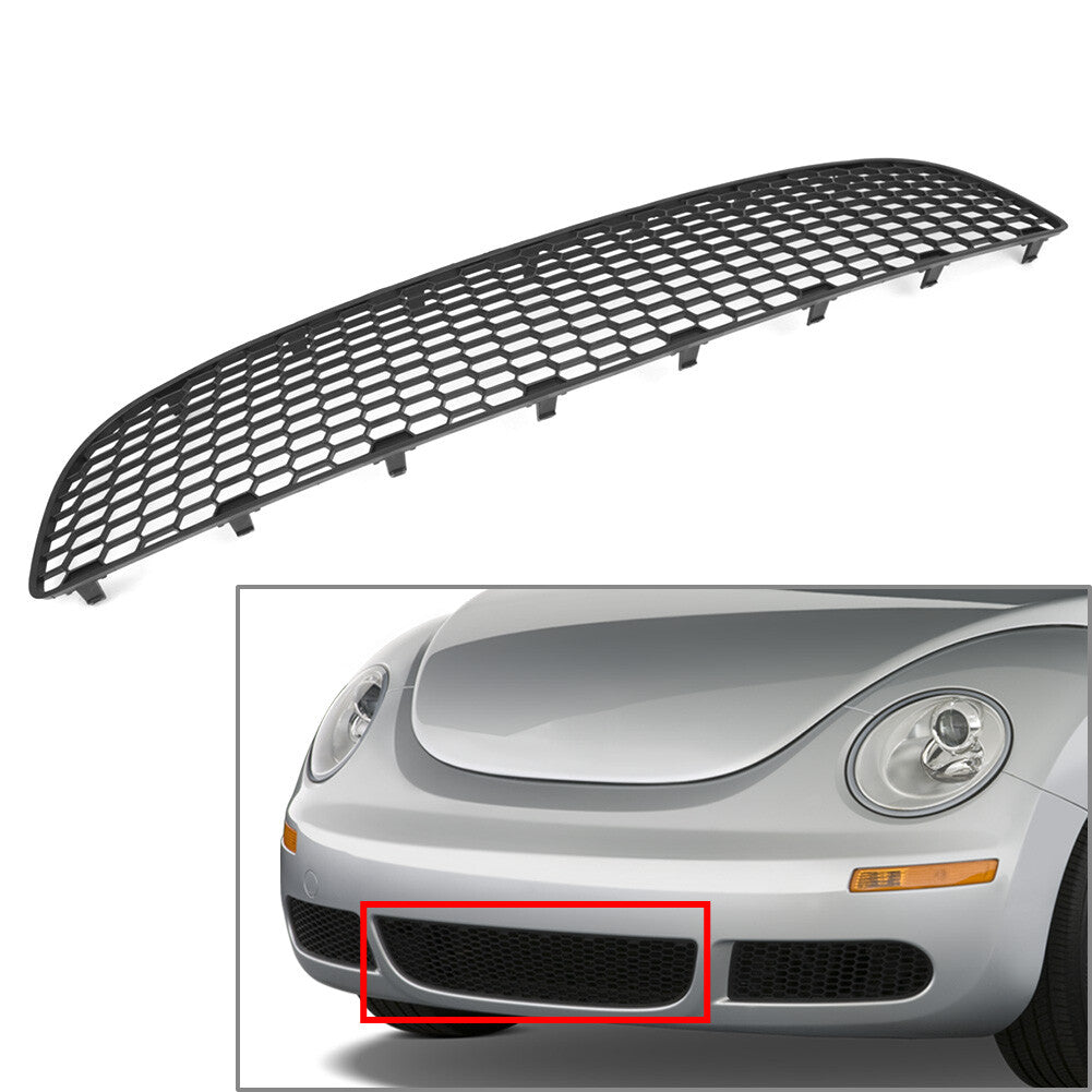 Car Front Bumper Lower Center Honeycombed Grille Fit for Volkswagen Beetle 2005-2010