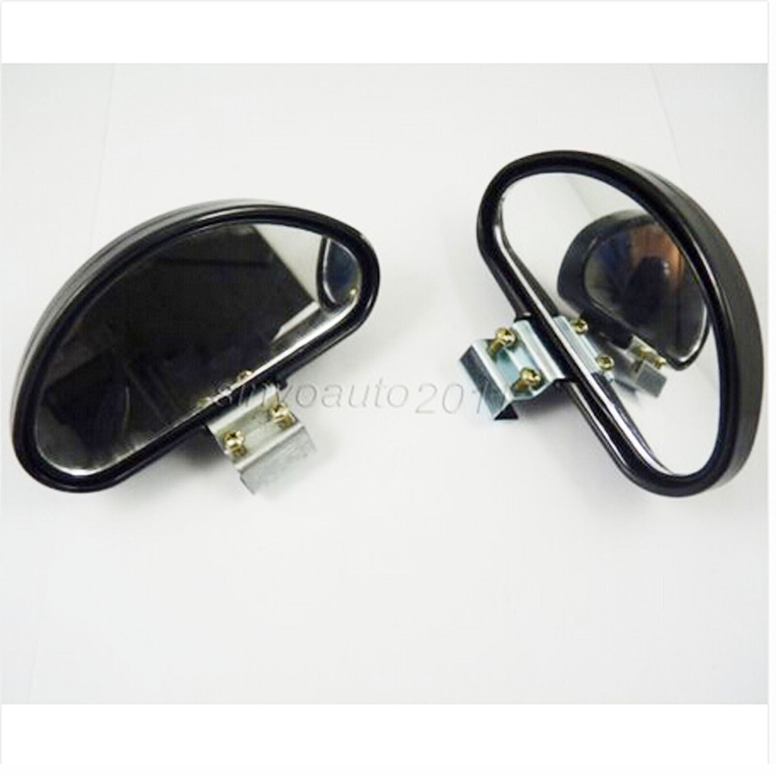 2x Auxiliary side mirror blind spot behind the open area RV van Rearview Mirror
