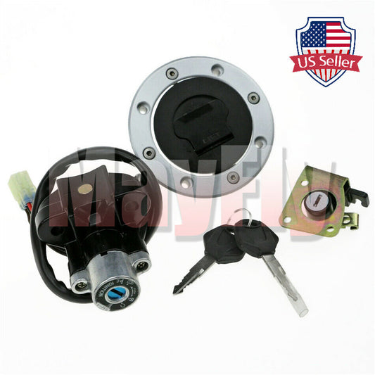 Fit For TL1000R 98-03 TL1000S 97-01 Ignition Switch Lock Fuel Gas Cap for Seat Key