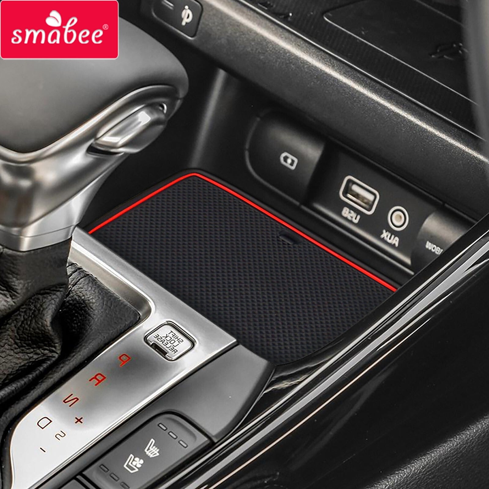 Gate Slot Mat for Kia Cerato K3 FORTE 2021 ~ 2024 GT Cup Pad Car Accessories RED