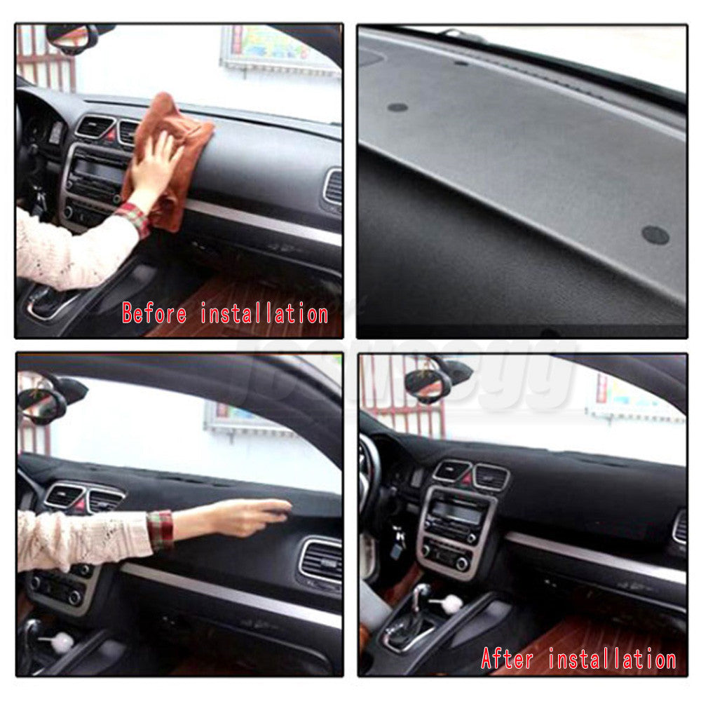 For 11-14 for Hyundai Sonata LHD Interior Sun Shade Visor Pad Dashboard Cover Mat