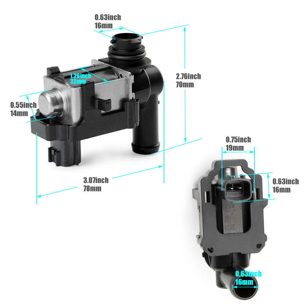 1PC 14935-JF00B Vapor Canister Purge Solenoid Evap Vent Control Valve for NISSAN