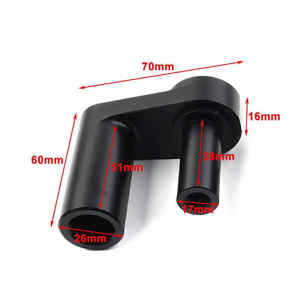 Handlebar Risers Kit 1.625 Back Move Mount Clamps Fit for BMW R1200RT R1250RT