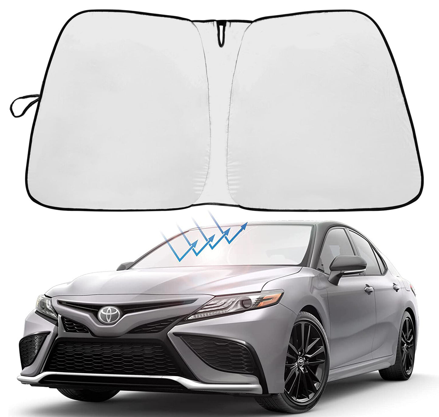 Fits 2018-2023 for Toyota for Camry Windshield Sun Shade UV Block Window Visor Cover