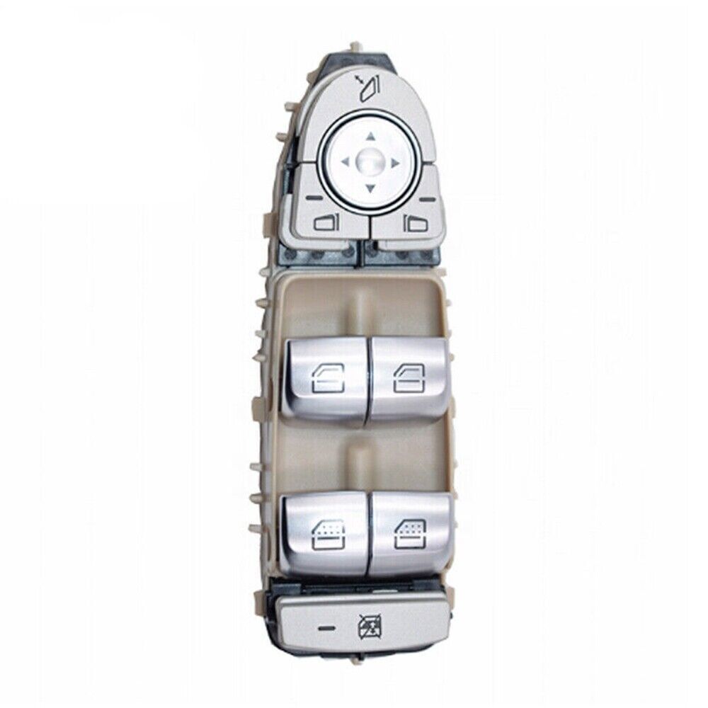 for Benz E-Class W213 4Door 2017-2020 LHD Beige Left Master Power Window Switch