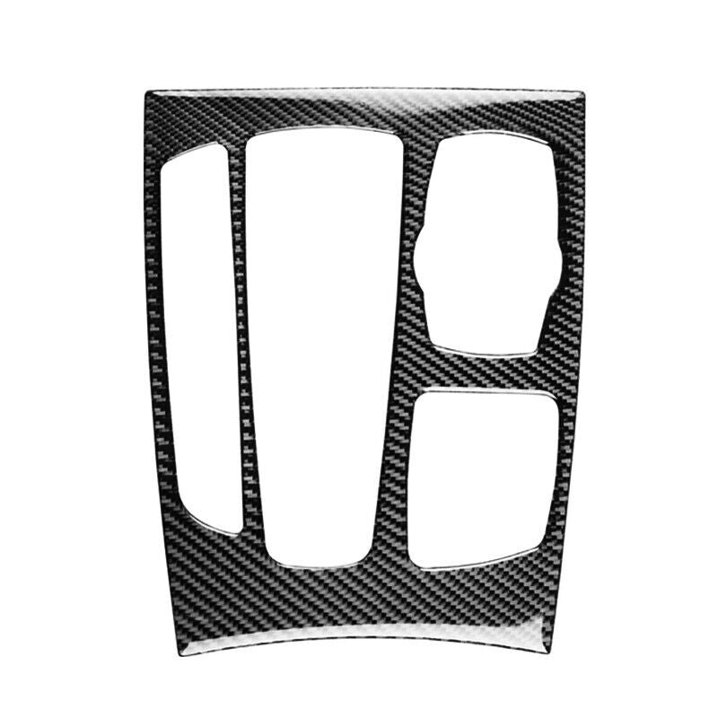 Real Carbon Fiber Car Gear Shift Panel Cover Trim for BMW X5 X6 F15 F16 14-17