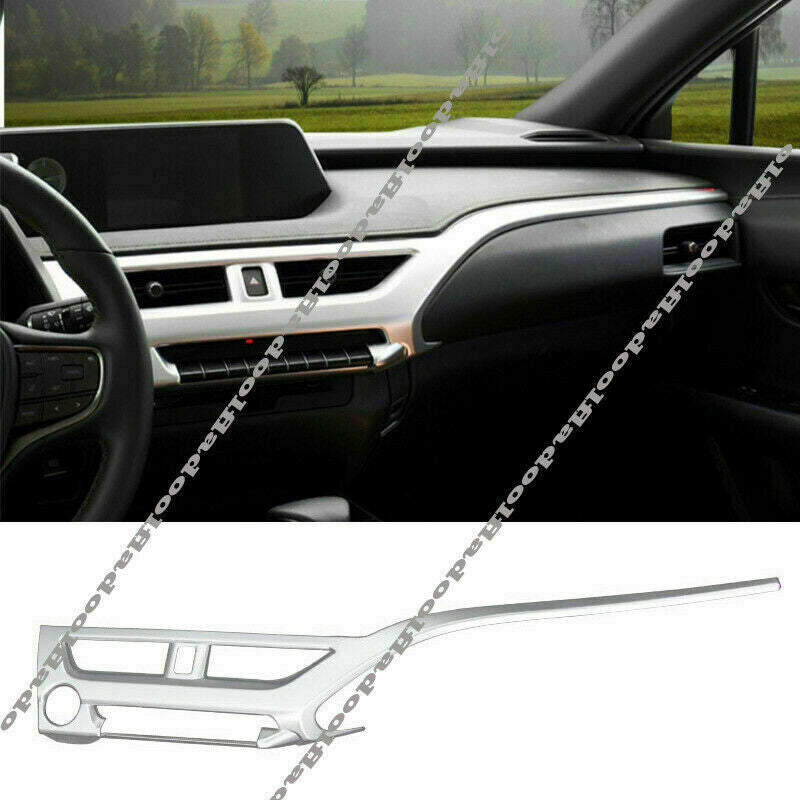 for Lexus UX 200 250h 2019-22 Silver Inner Central Console Dashboard Strip Trim