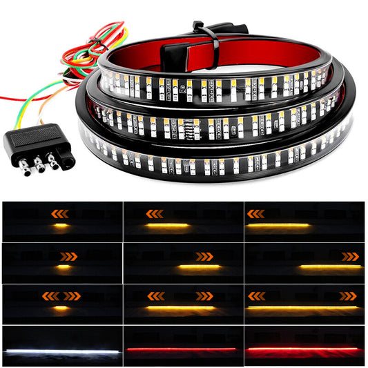 60 3Row 432-LED Tailgate Light Strip Truck Reverse Brake Signals Tail Lamp