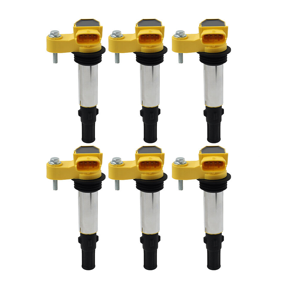 D510A 6PCS Ignition Coil Pack for Cadillac SRX CTS STS FIT for GMC Acadia for Buick