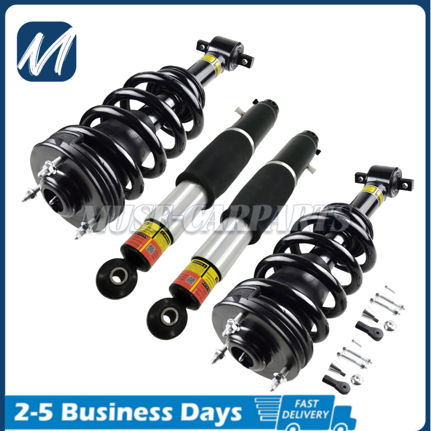 2Pcs Rear Shock Struts for Mercedes-Benz S-Class W140 S320 S420 S500 S600 300SE