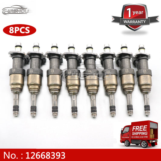 8-pack 12668393 fuel injectors for 2014-2018 for Chevrolet for GMC for Yukon GM trucks 6.2L V8 GDI