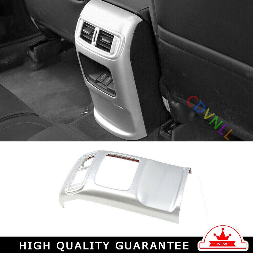 Rear Air Outlet Anti-Kick Panel Trim for Honda CRV CR-V 2017-2022 Matte Silver