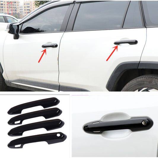 Bright black Car Door Handles Cover molding Trim for Toyota Highlander 2020-2023
