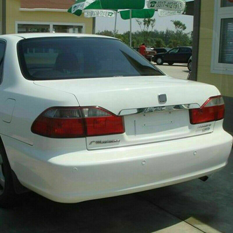 for Honda Accord 6th 1998-2002 Stainless Car Rear Door Trunk Moulding Cover Trim