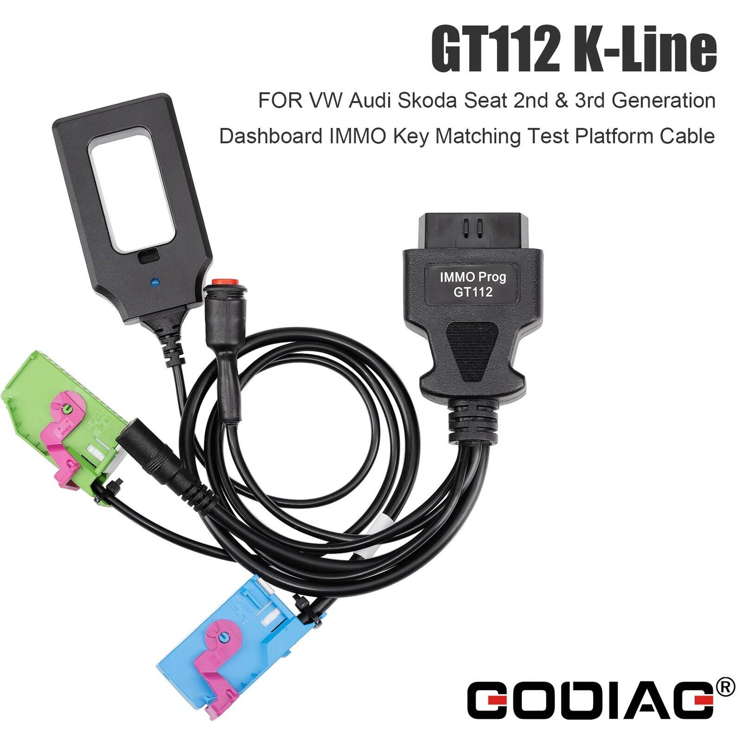 GODIAG GT110 GT111 GT112 K-Line 2nd 3rd 3.5th 4th Key Match Test Platform Cable