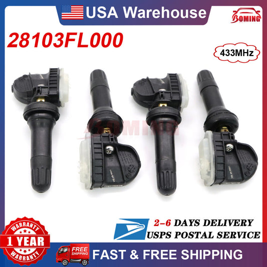 4 x 28103-FL000 new TPMS Tire Pressure Sensors for Subaru Impreza Crosstrek