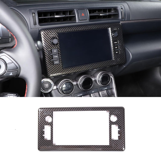 Carbon fiber headlight lift-up button trim frame for Corvette C8 2020 - 2023