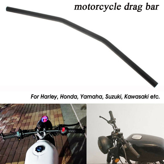 1Inch Motorcycle Drag Bar Handlebars 25mm for Suzuki Chopper Bobber Universal