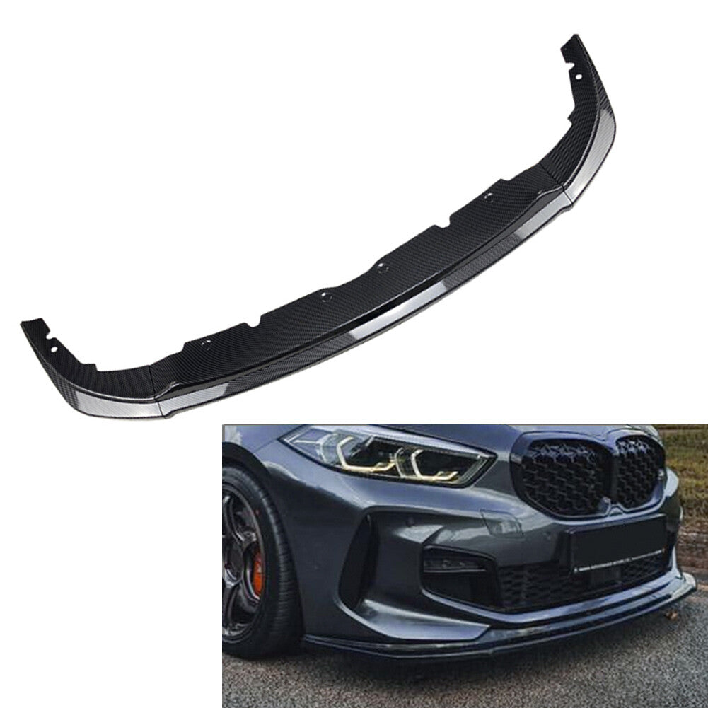 Front Bumper Lip Spoiler for BMW 1 Series F40 M Sport 118i 120i 128ti 2020+