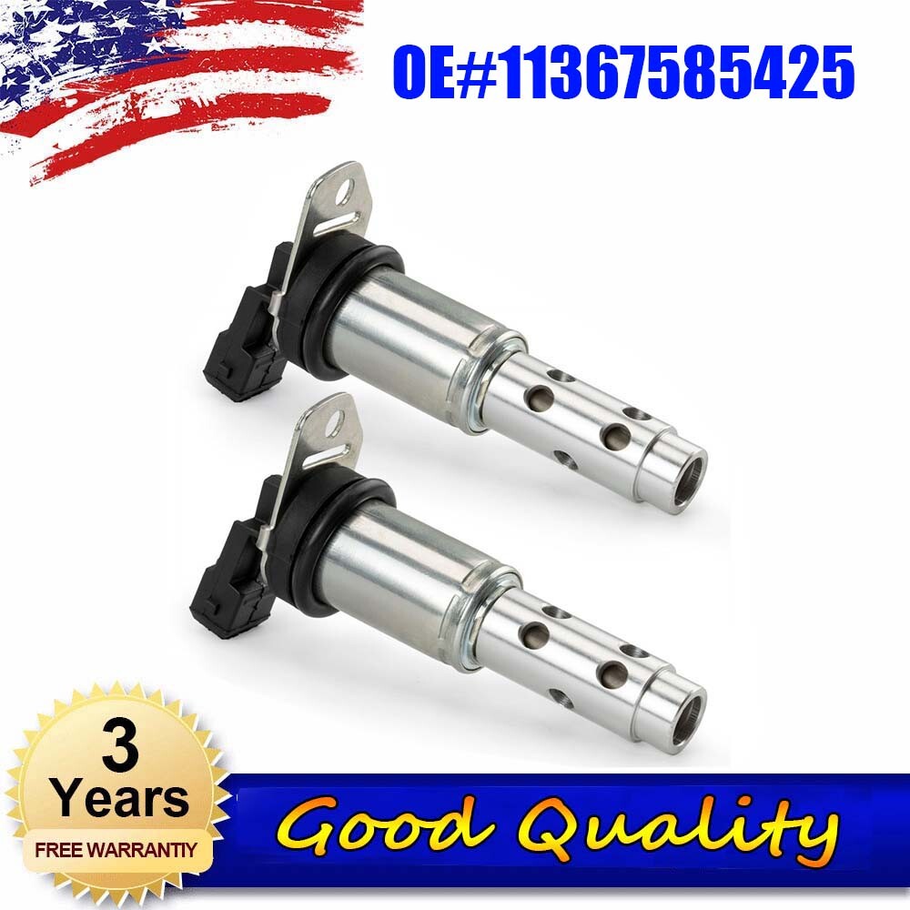 2x Engine Variable Timing Control Valve Solenoid VVT 11367585425 for BMW Z4 X6