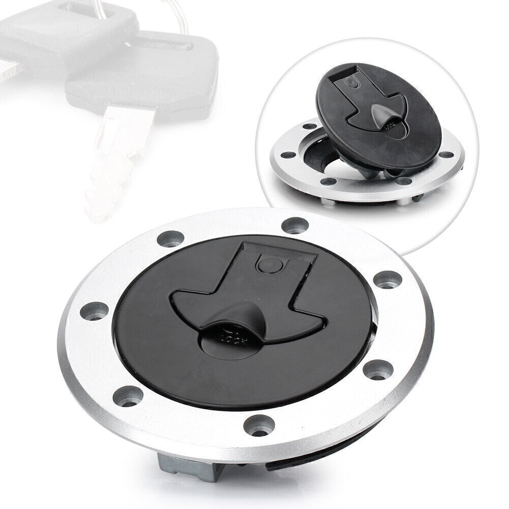 Universal Fuel Gas Tank Cap Cover Lock with Key Fit for Kawasaki ZX6R ZX9R