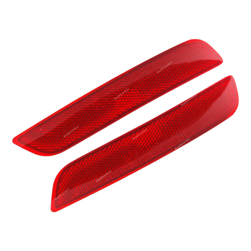 2X Fits for BMW for X5 F15 25dX 28iX 30dX 2013-18 Red Bumper Reflector Light Rear LHRH