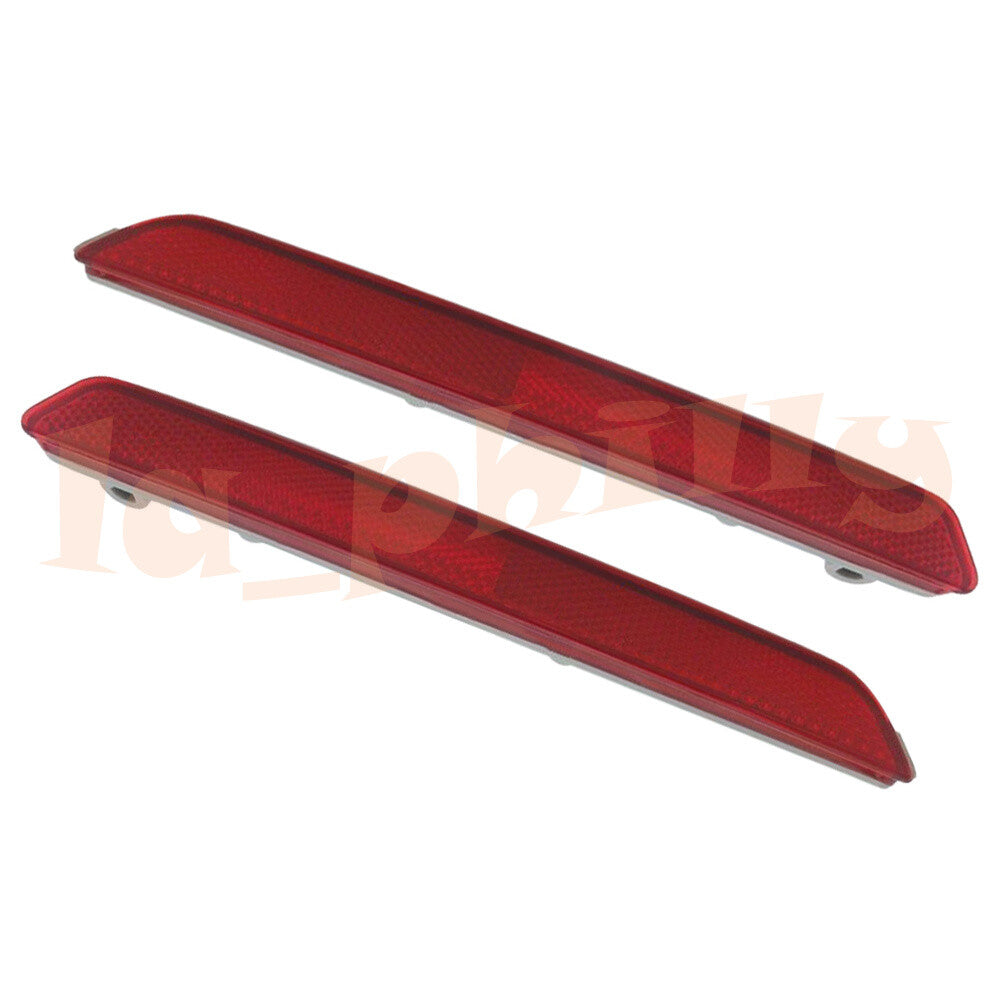Rear LH+RH Side Bumper Lamp Reflector Lights Red for Mazda 26 CX-7 CX-9 2007-13