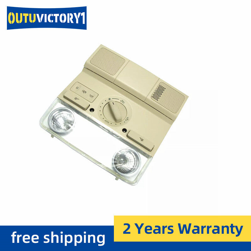 Reading light, sunroof switch, map dome, beige, suitable for Volkswagen for Jetta , for Golf , for Passat