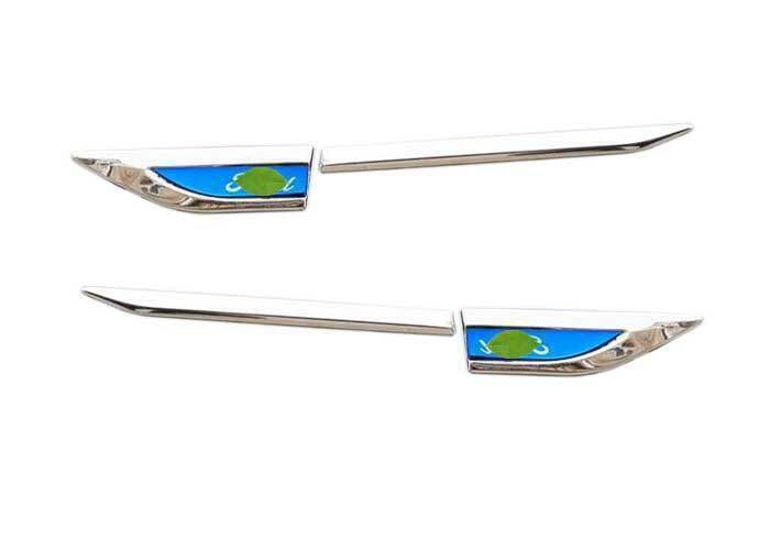 Chrome Steel for Ford Mondeo Fusion 13-2020 Fender Side Air Outlet Cover Trim 4X