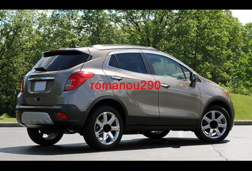 for Buick Encore 2013-2022 Chrome Window Wind Visors Rain Guard Vent Deflectors