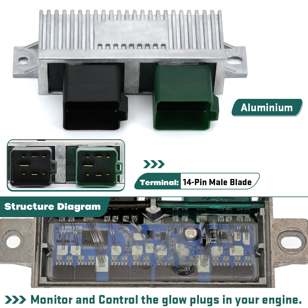 Glow Plug Control Module YC3Z12B533AA for Ford Diesel 6.0 6.4L 7.3L