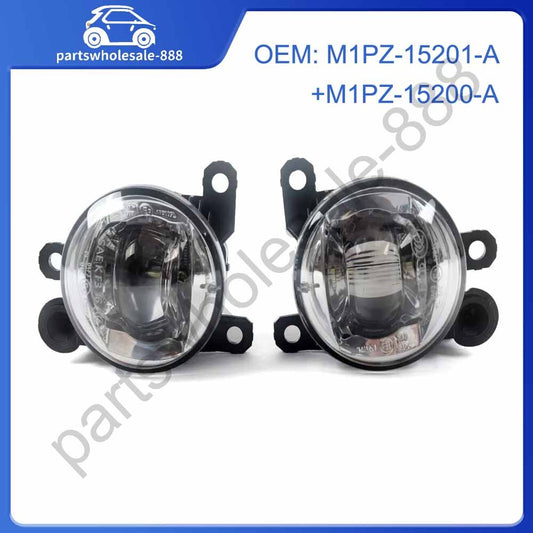A pair of front bumper LED fog lights and driving lights are available for the 2021-2022 for Ford for Mustang Sport.