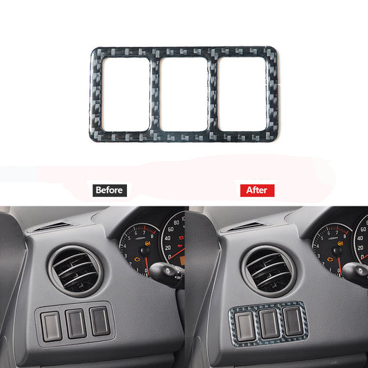 Carbon Fiber Driver Side Button Surround Trim for Suzuki Grand Vitara 2006-2013